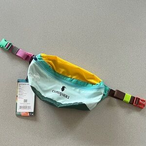 Cotopaxi Colorful Waist Pack with Yellow and Teal